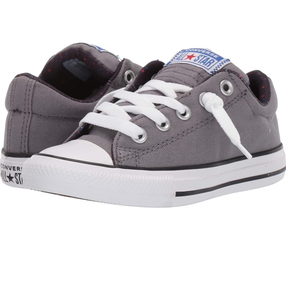 CONVERSE BOYS CHUCK TAYLOR ALL STAR STREET SLIP ON SNEAKER - GRAY